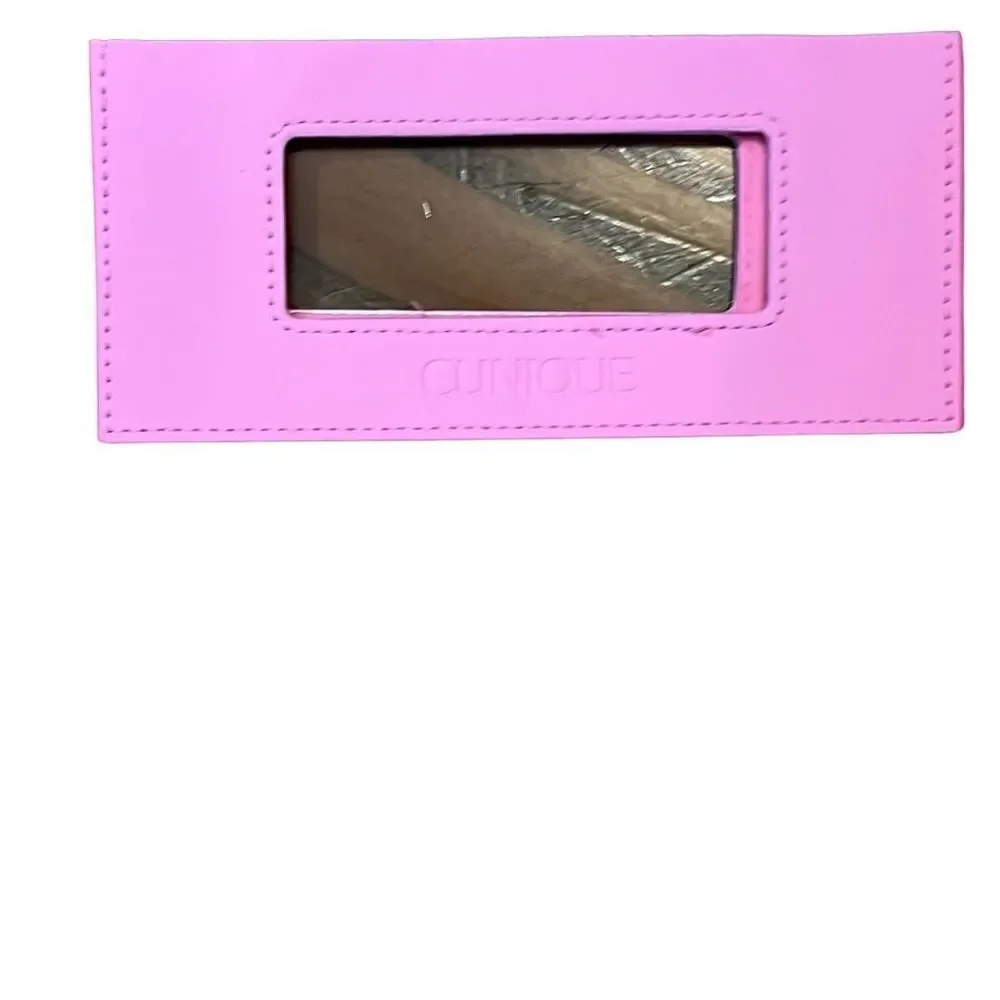 Clinique hot pink tote.
